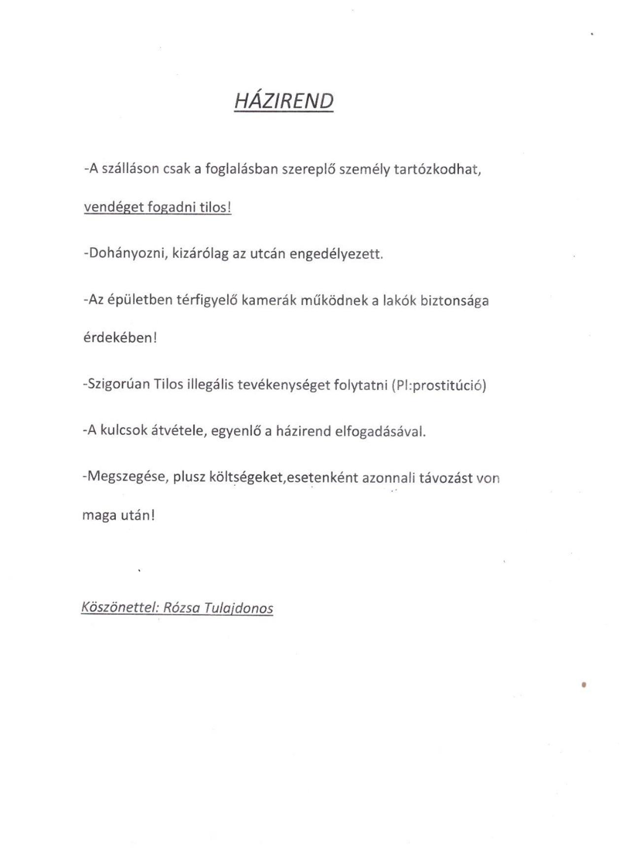 Rozsa Apartmanhaz Szeged Eksteriør billede